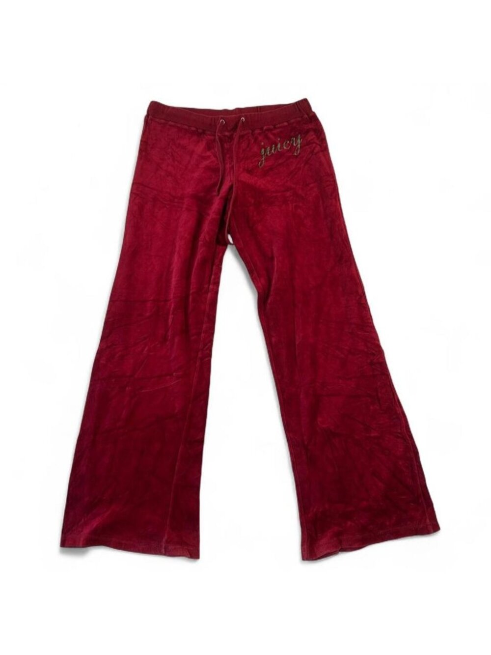 Vintage red and green lowrise flare juicy couture tracksuit pants